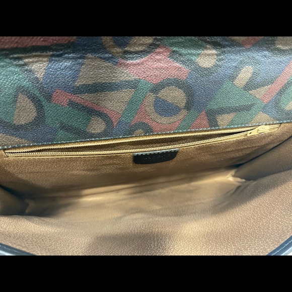 Vintage Emanuel Ungaro Enveloped  (clutch)Leather - Picture 8 of 8